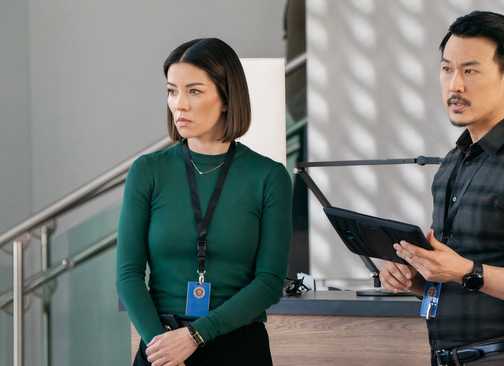Elise Taylor and Iam Lim in the FBI season 7 finale