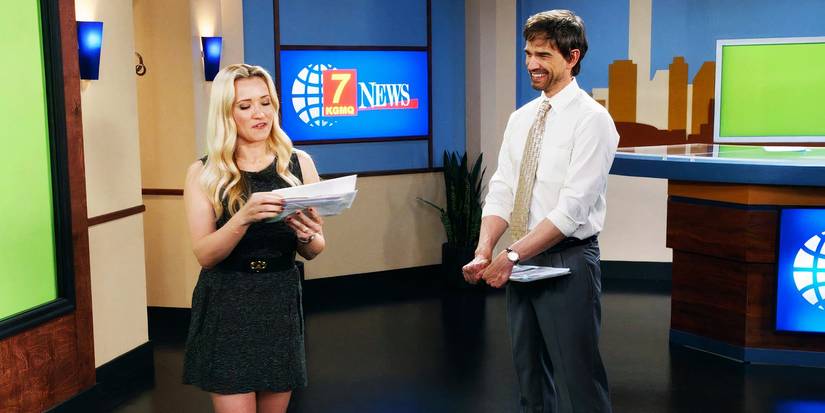 Emily Osment as Mandy and Christopher Gorham as Scott in Georgie & Mandy's First Marriage season 1, episode 22