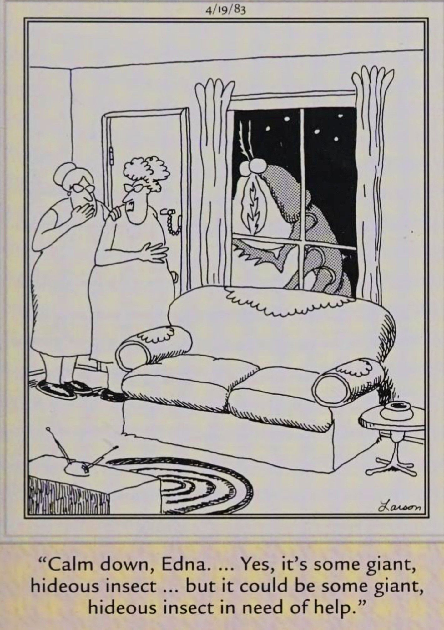 10 Hilarious Far Side Comics From 1983 That Helped Make Gary Larson Famous