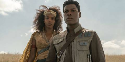 Finn and Jannah in Star Wars The Rise of Skywalker