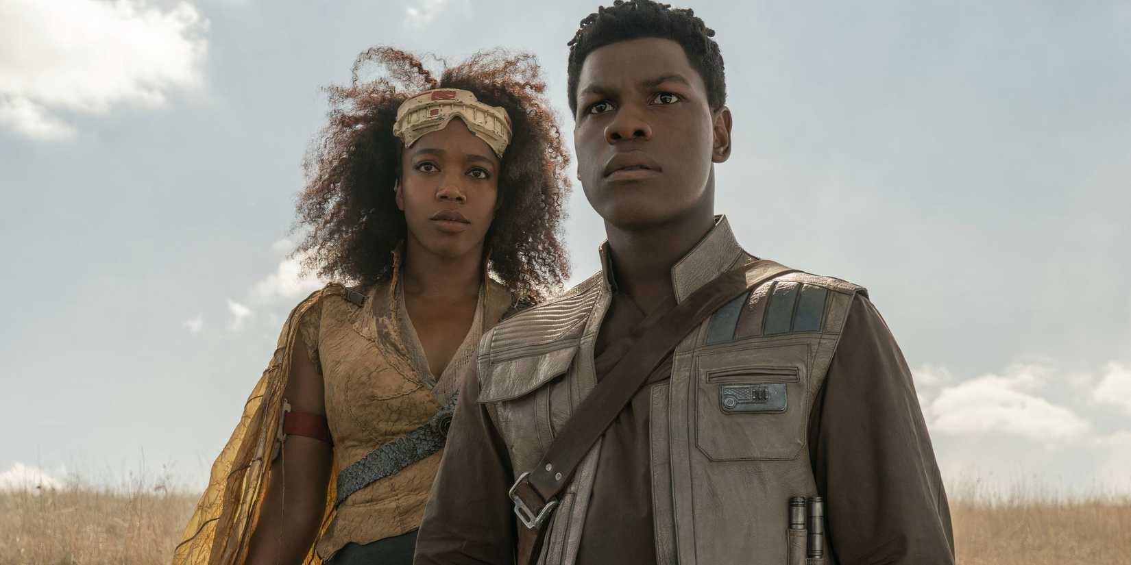 Finn and Jannah in Star Wars The Rise of Skywalker