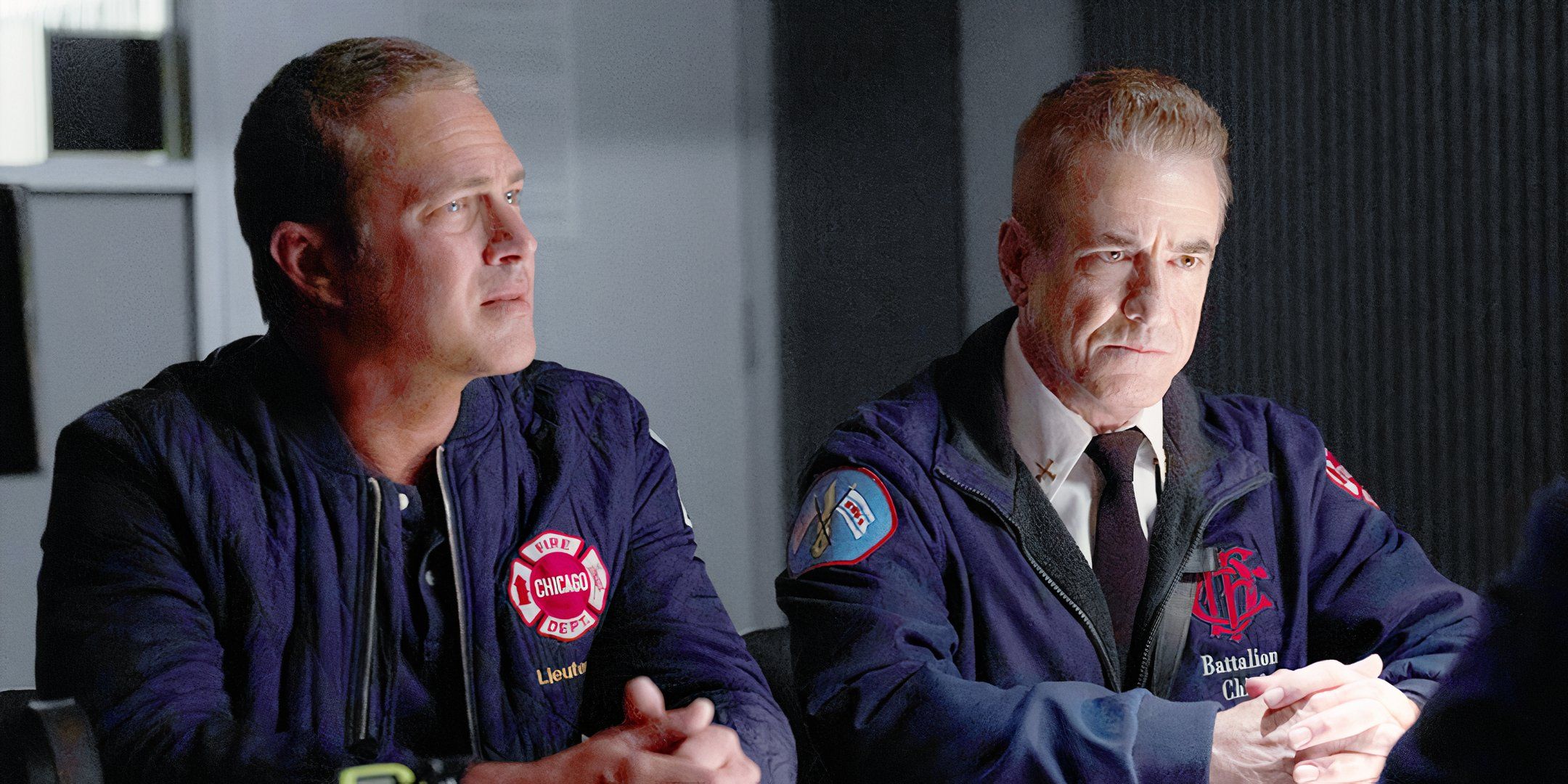Kelly Severide and Dom Pascal in Chicago Fire