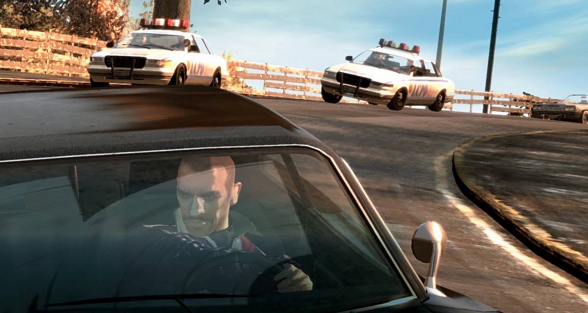 Grand Theft Auto 4 Car Chase 