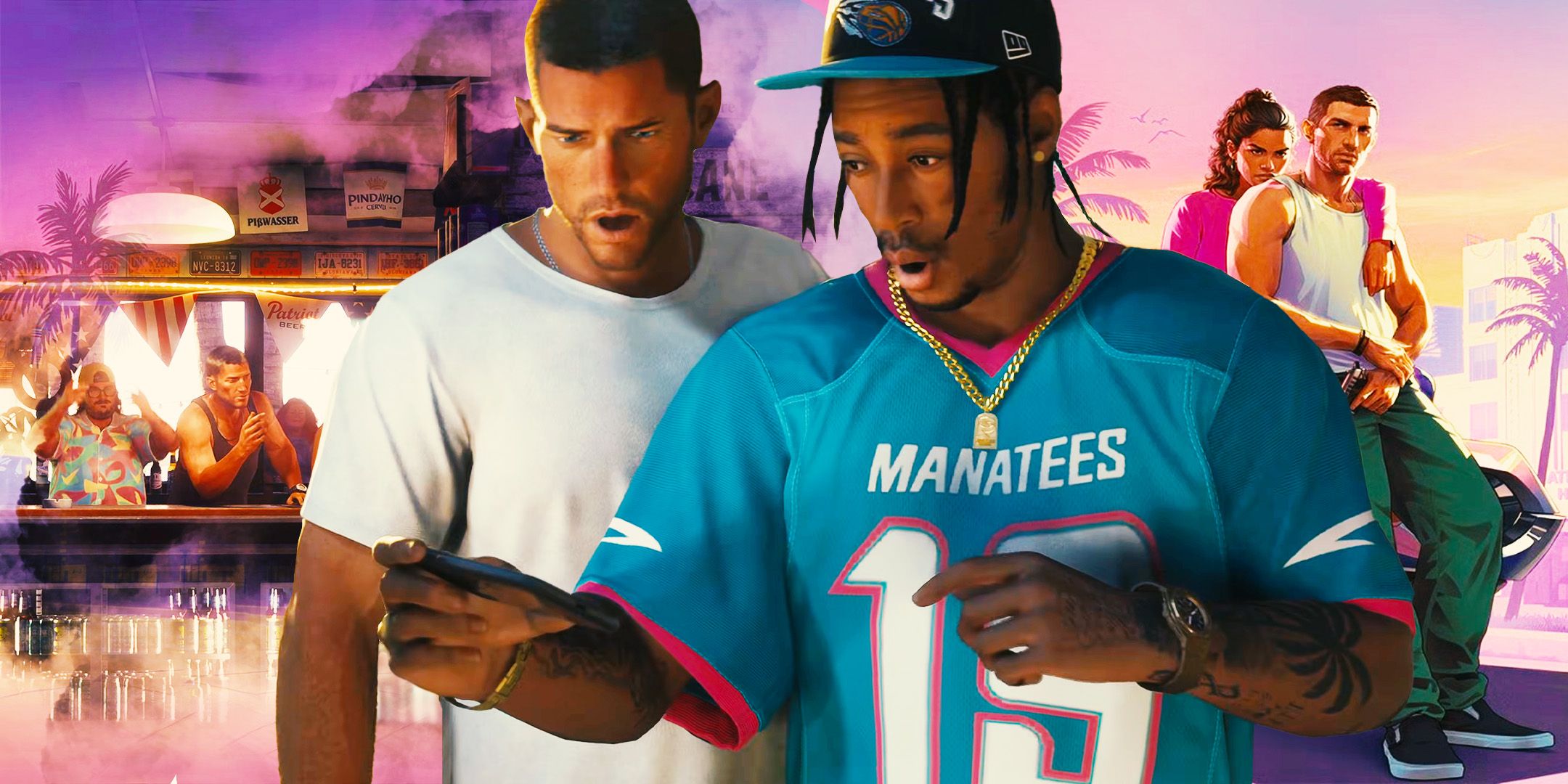 GTA 6 characters with some imagery