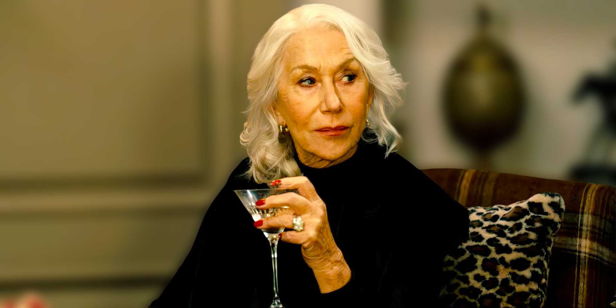 helen-mirren-holding-martini-in-mobland Tom Hardy's Major MobLand Season 3 Story Shakeup Teased By EP