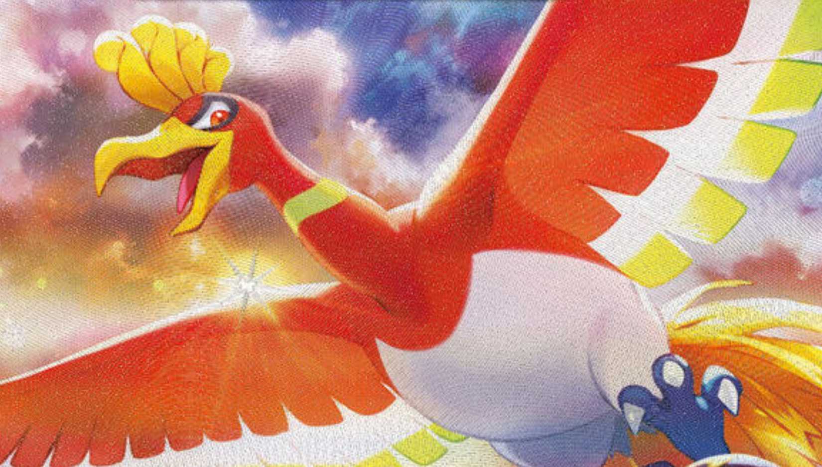 Ho-Oh card art from Pokemon TCG Destined Rivals