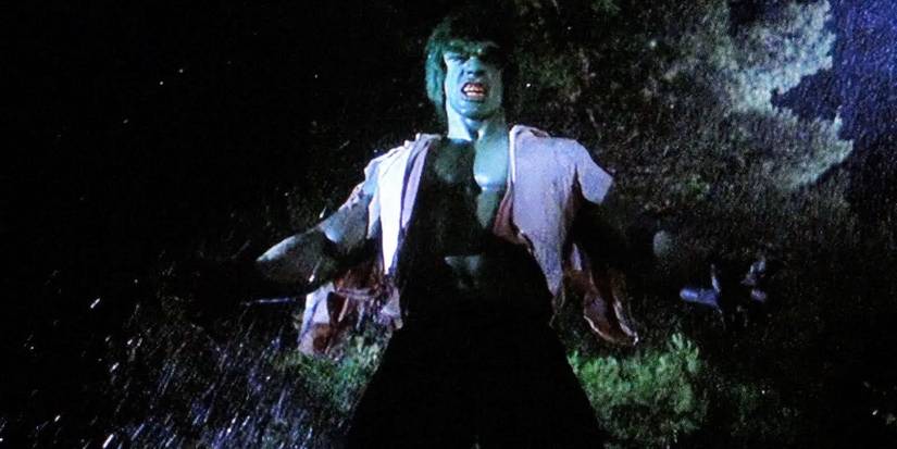 Hulk in a storm in The Incredible Hulk 1977