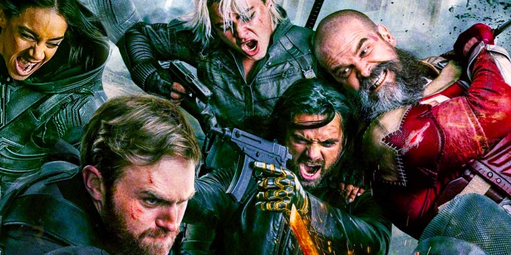 Thunderbolts* group poster showing the team fighting