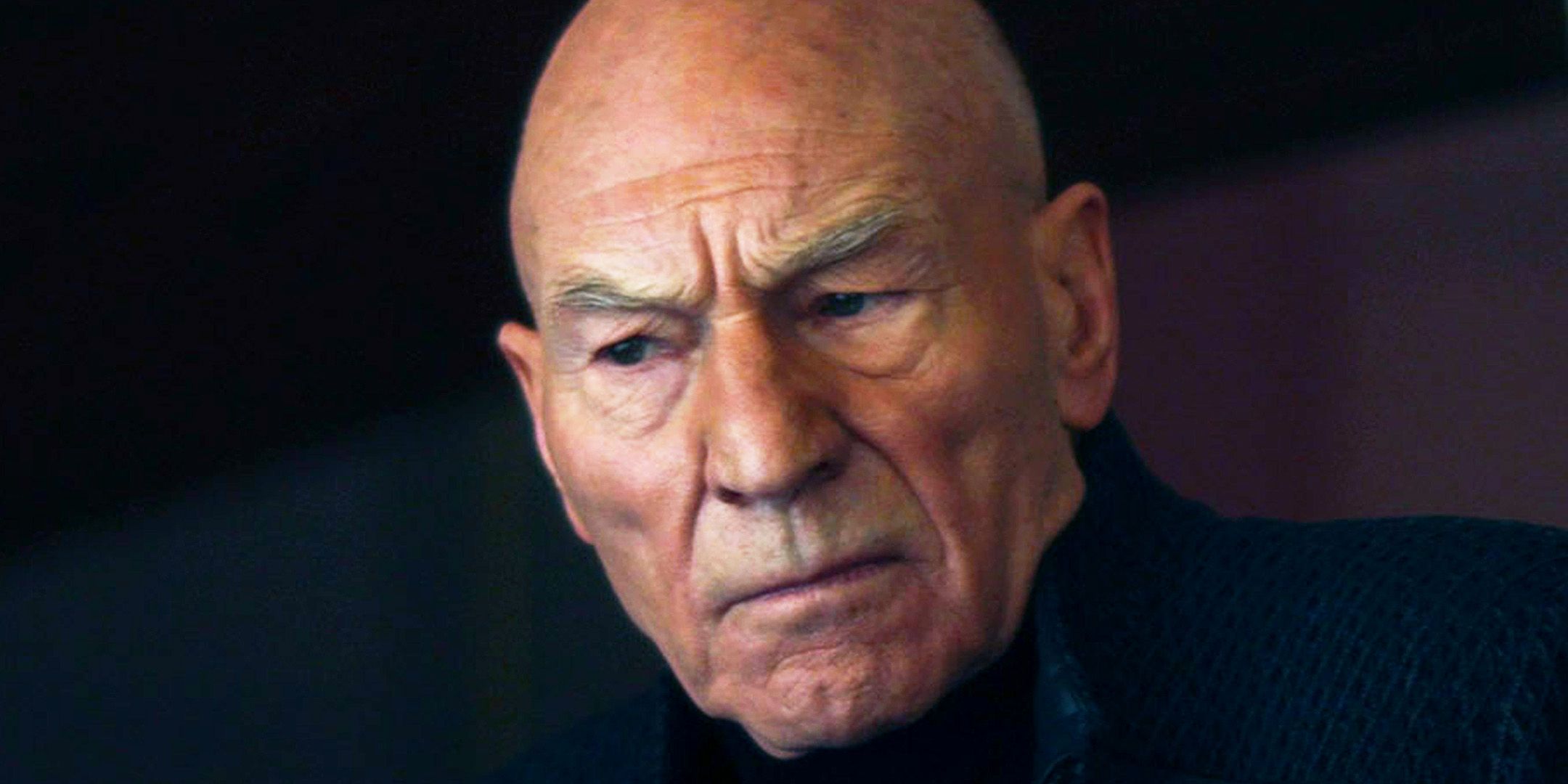 Patrick Stewart looking confused as Jean-Luc Picard in Star Trek: Picard