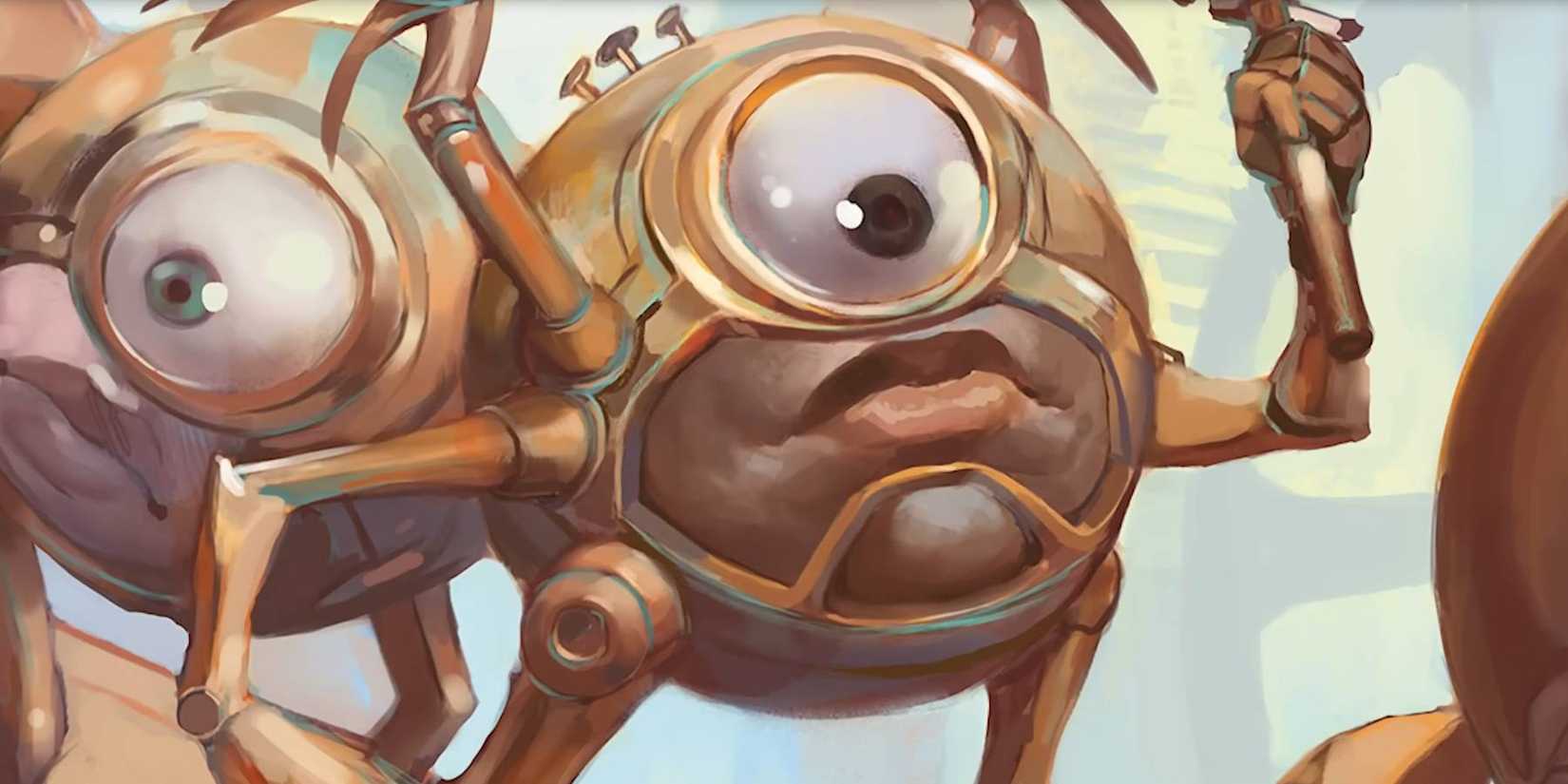 Dungeons and Dragons Modron Mondrone from 2024 Monster Manual 