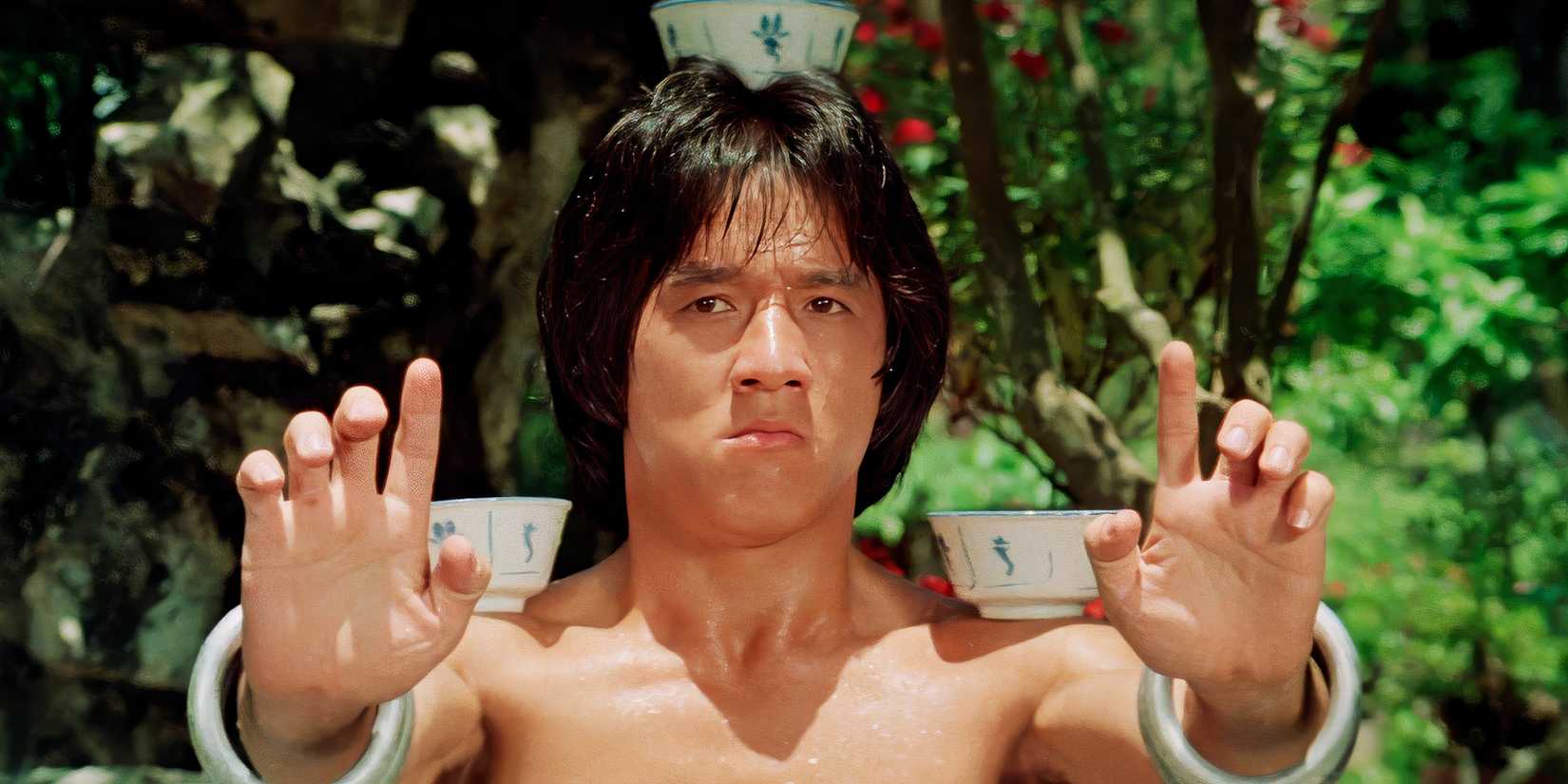 Jackie Chan como Wong Fei-hung em Drunken Master