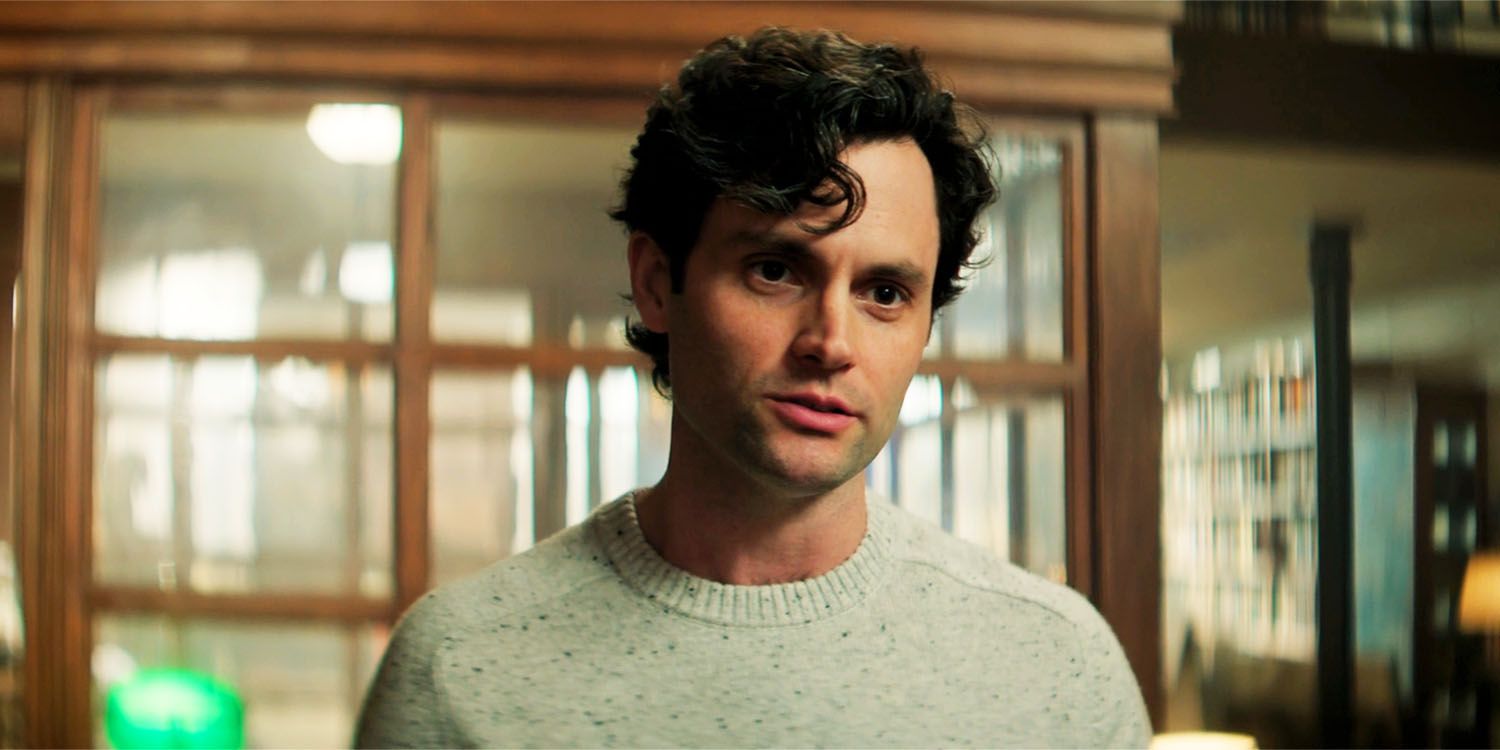 Joe Goldberg looking at Bronte in You Season 5 and smiling