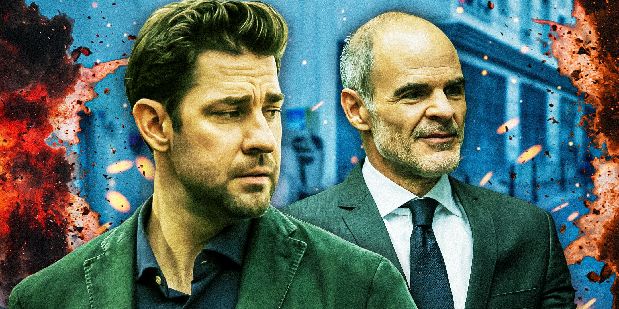 Jack Ryan is standing next to Mike November in a custom image from the show