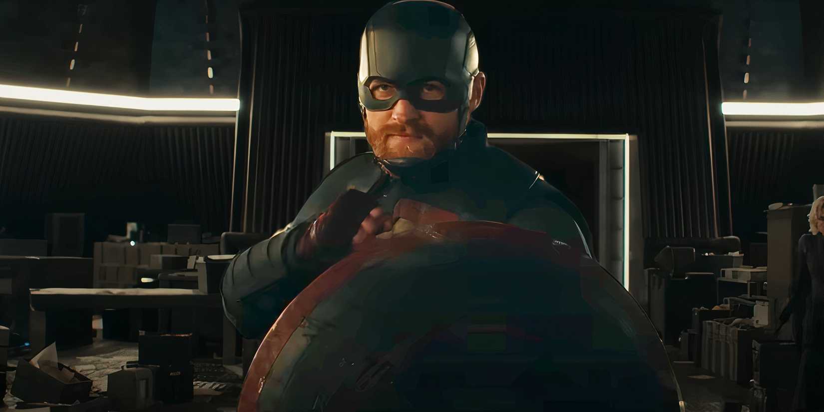John Walker raising his shield in Thunderbolts*