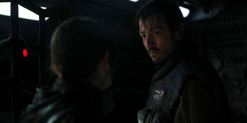 Jyn Erso compares Cassian Andor to a stormtrooper in Rogue One: A Star Wars Story.