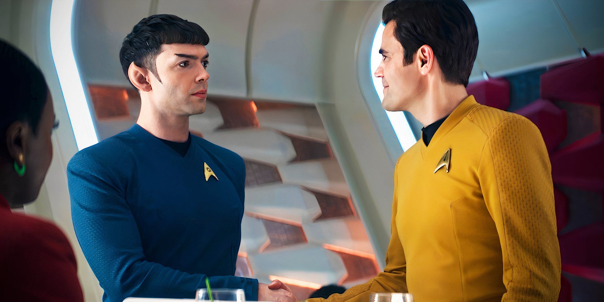 Kirk and Spock in STrange New Worlds copia