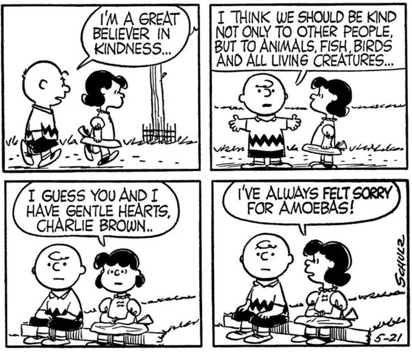 May 21 1959 Charlie Brown Lucy believer in kindness