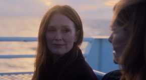 Michaela smiling on a boat in Sirens
