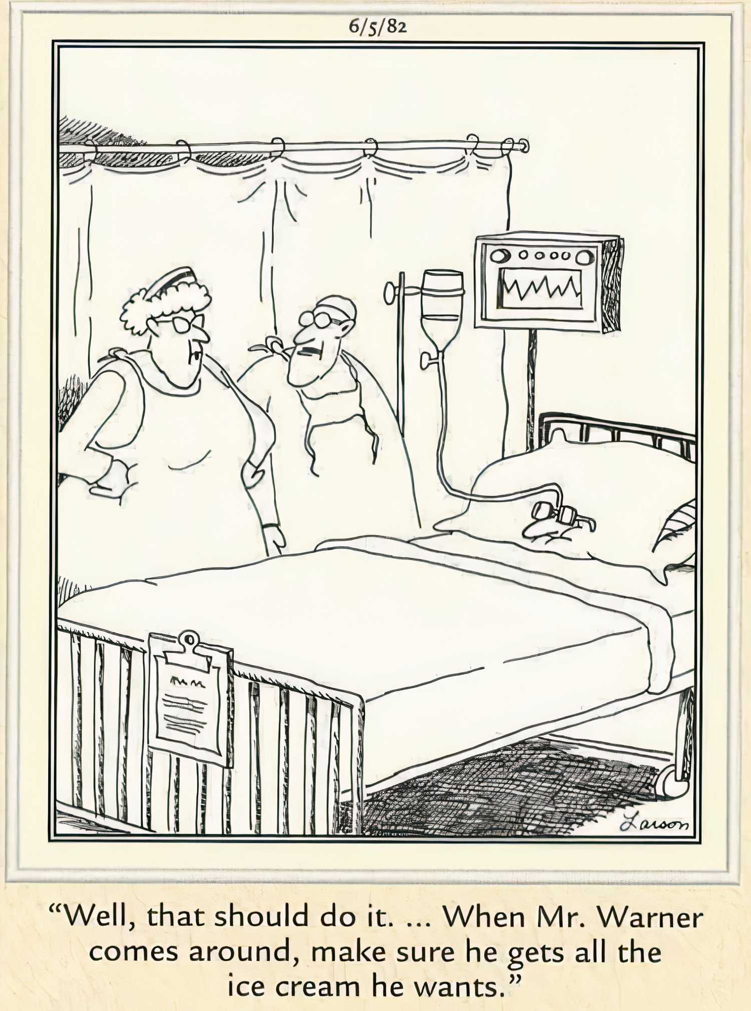 Хирургия мистера Уорнера, задняя сторона