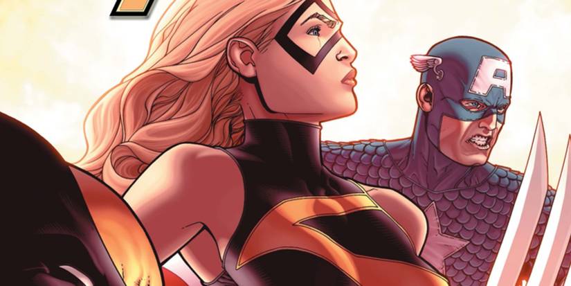 ms marvel aka captain marvel with the new avengers