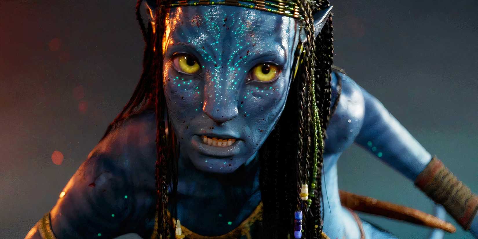 Neytiri com raiva em Avatar: The Way of Water