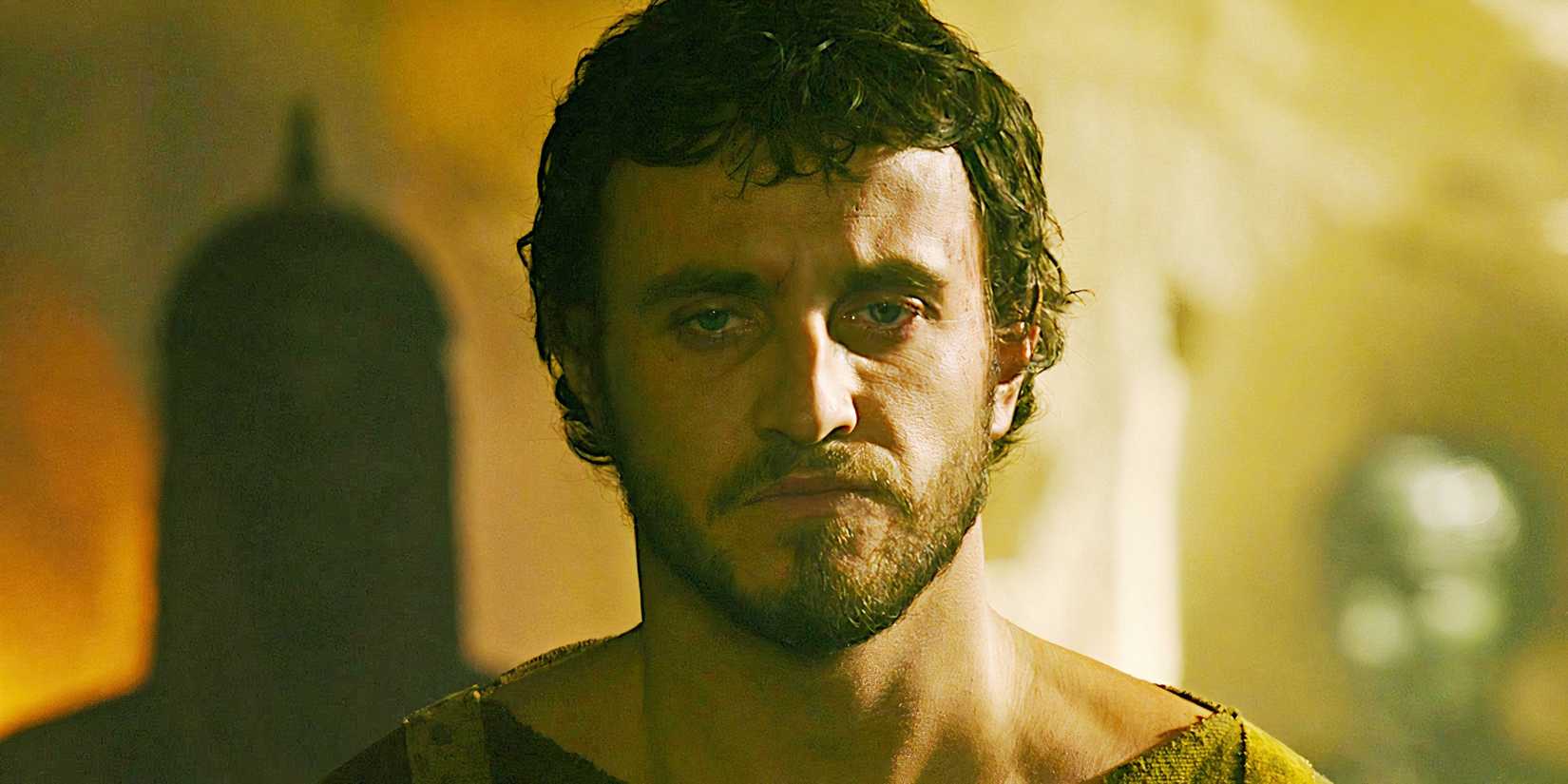 Paul Mescal scowls in Gladiator 2