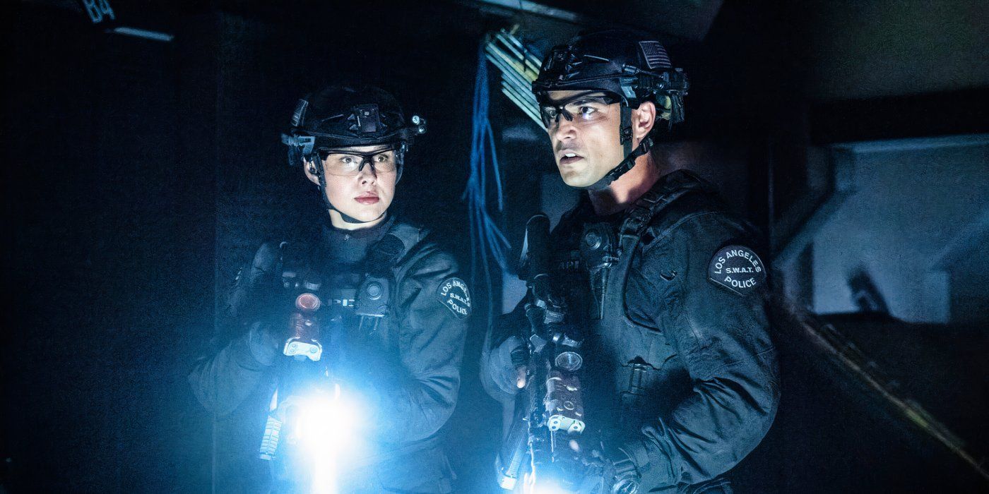 Powell and Miko in the SWAT series finale