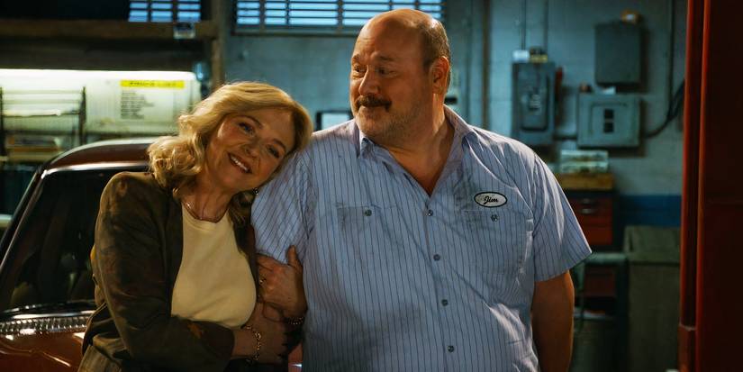 Rachel Bay Jones as Audrey and Will Sasso as Jim in Georgie & Mandy's First Marriage episode 21