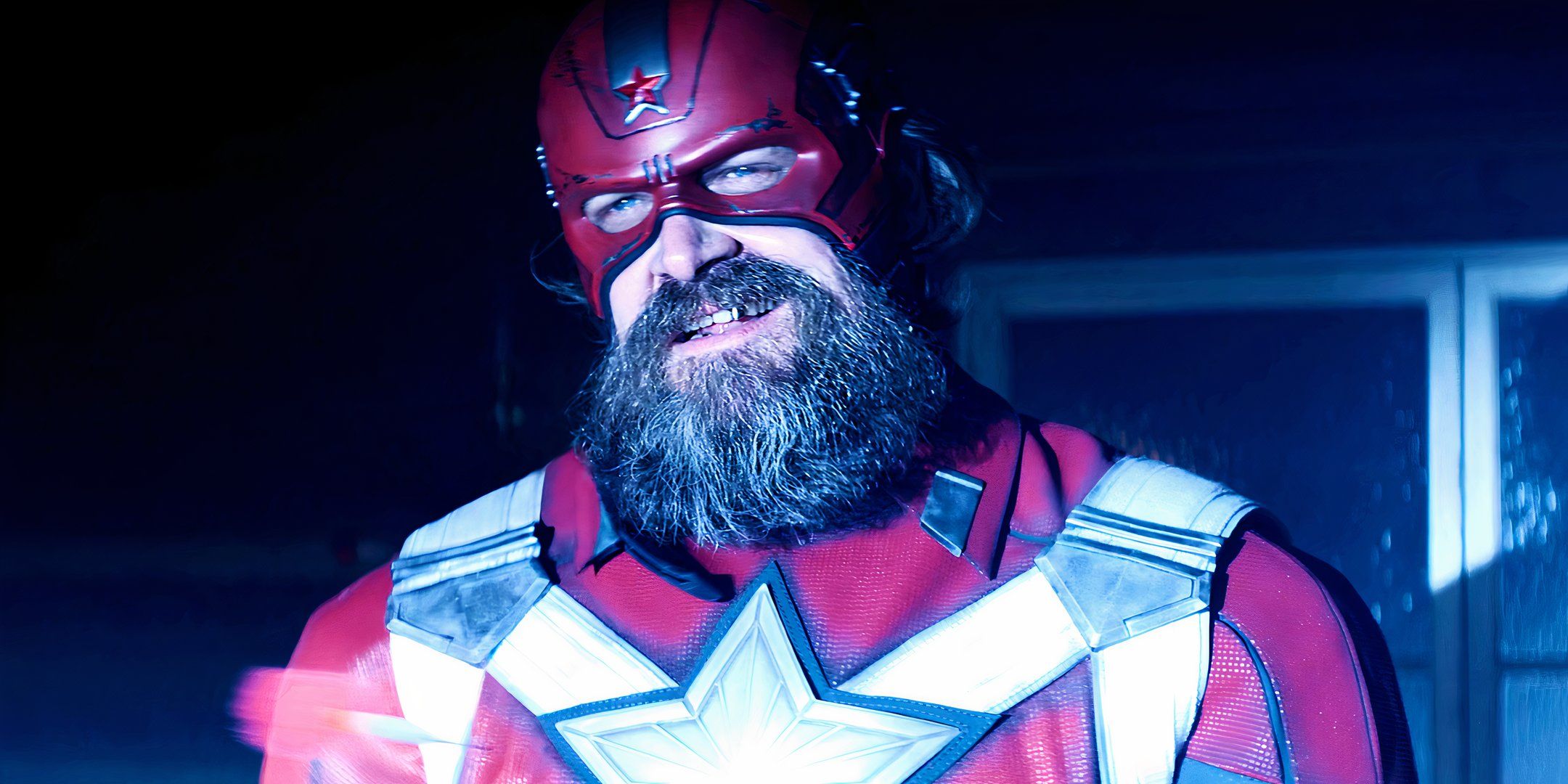 Red Guardian sorridente in Black Widow