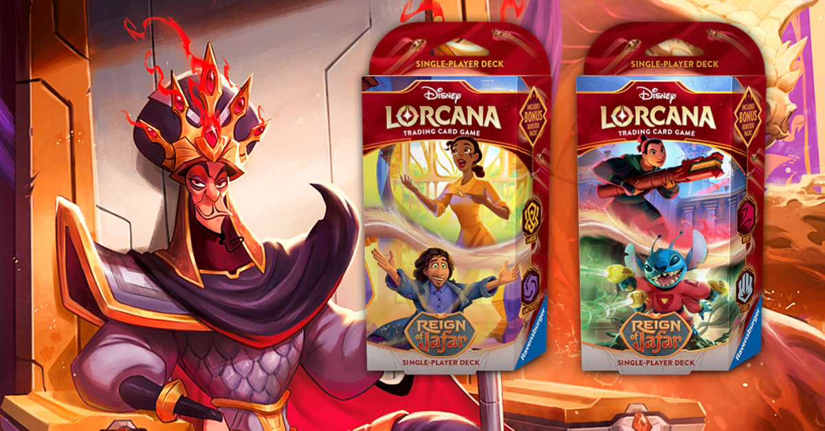 Disney Lorcana: Reign Of Jafar Starter Decks Review