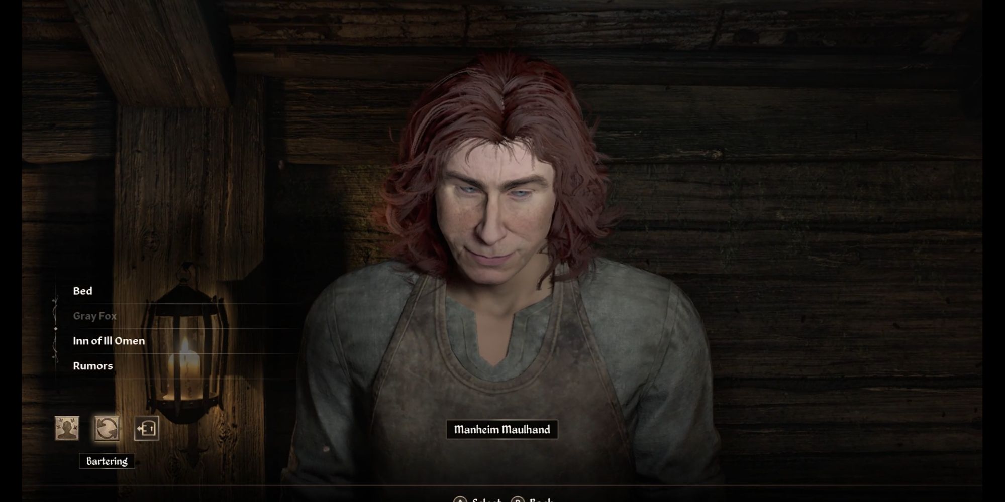 Trading with fence Manheim Maulhand in Oblivion Remastered