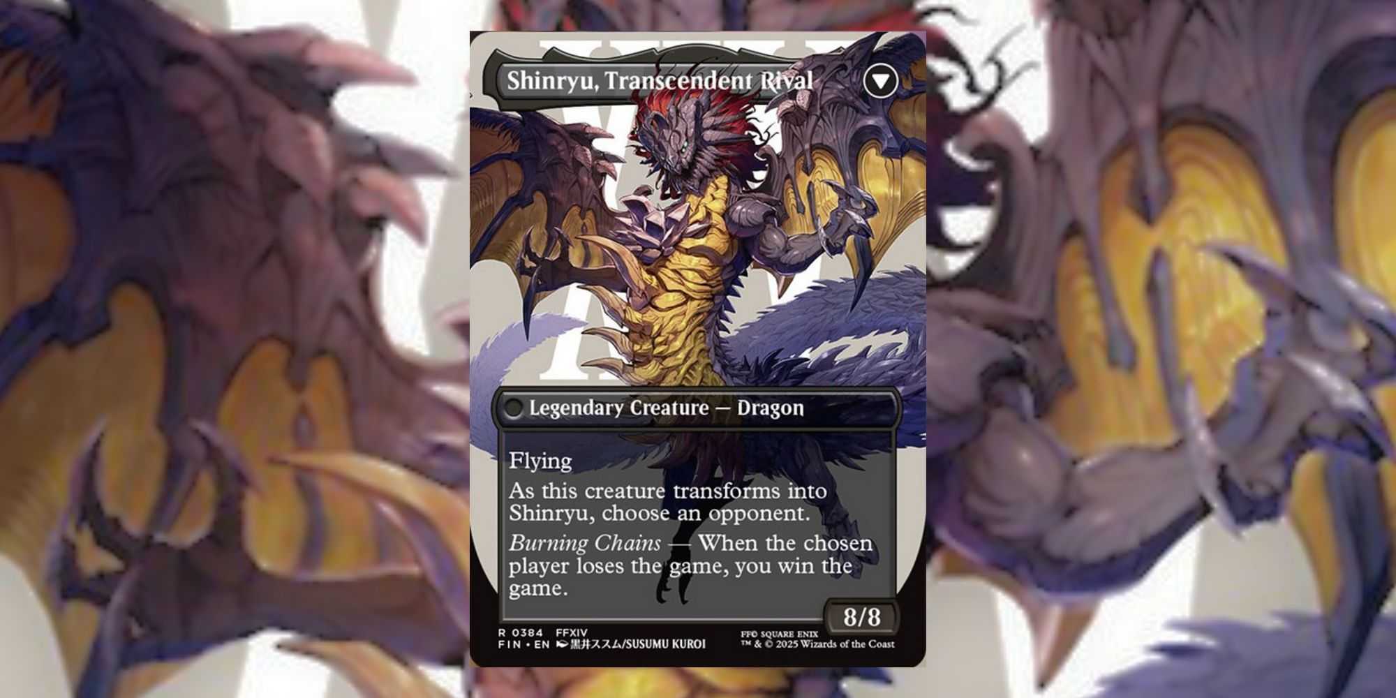 Mtg Ryu Commander Card 10 Best Commanders From Magic: The Gathering X Final Fantasy