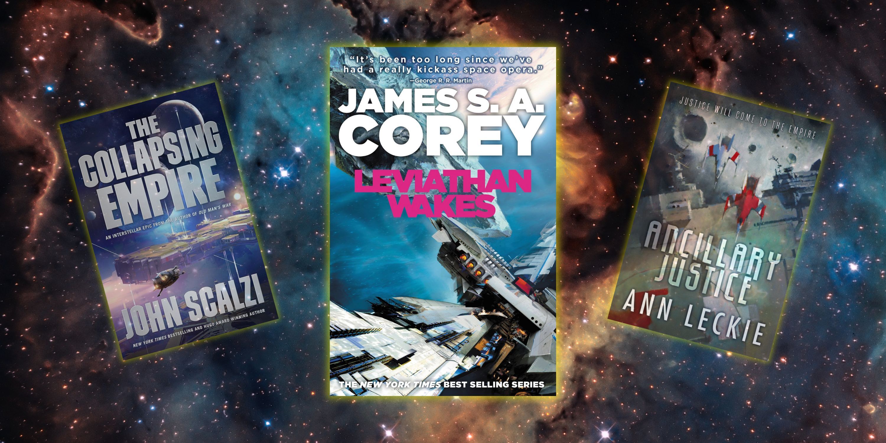 SR - Books like The Expanse, including The Collapsing Empire by John Scalzi and Ancillary Justice by Ann Leckie