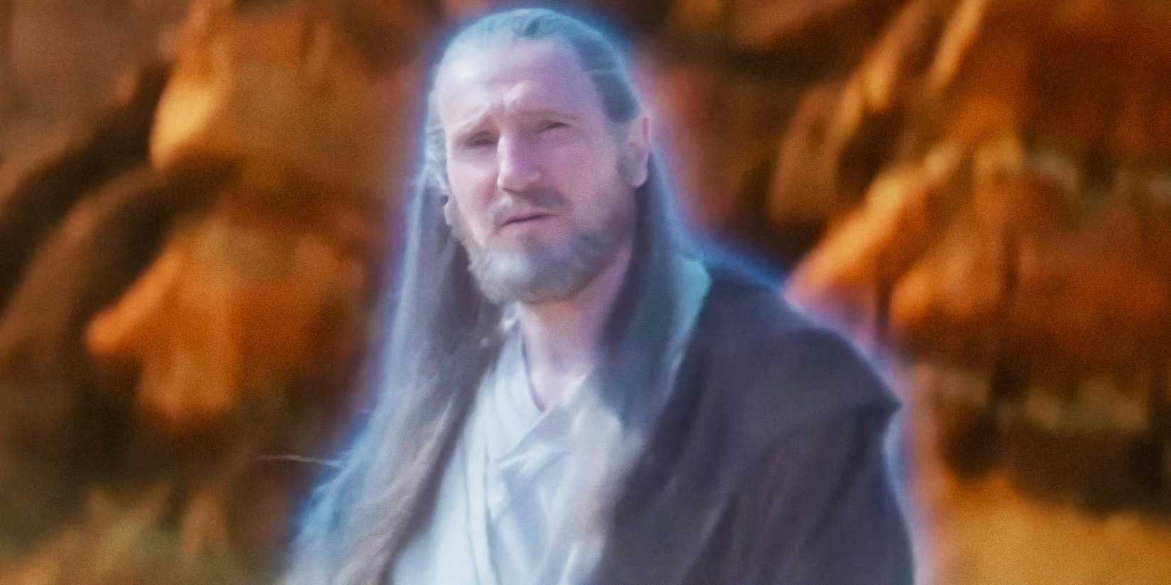 Qui-Gon Jinn como Fantasma da Força