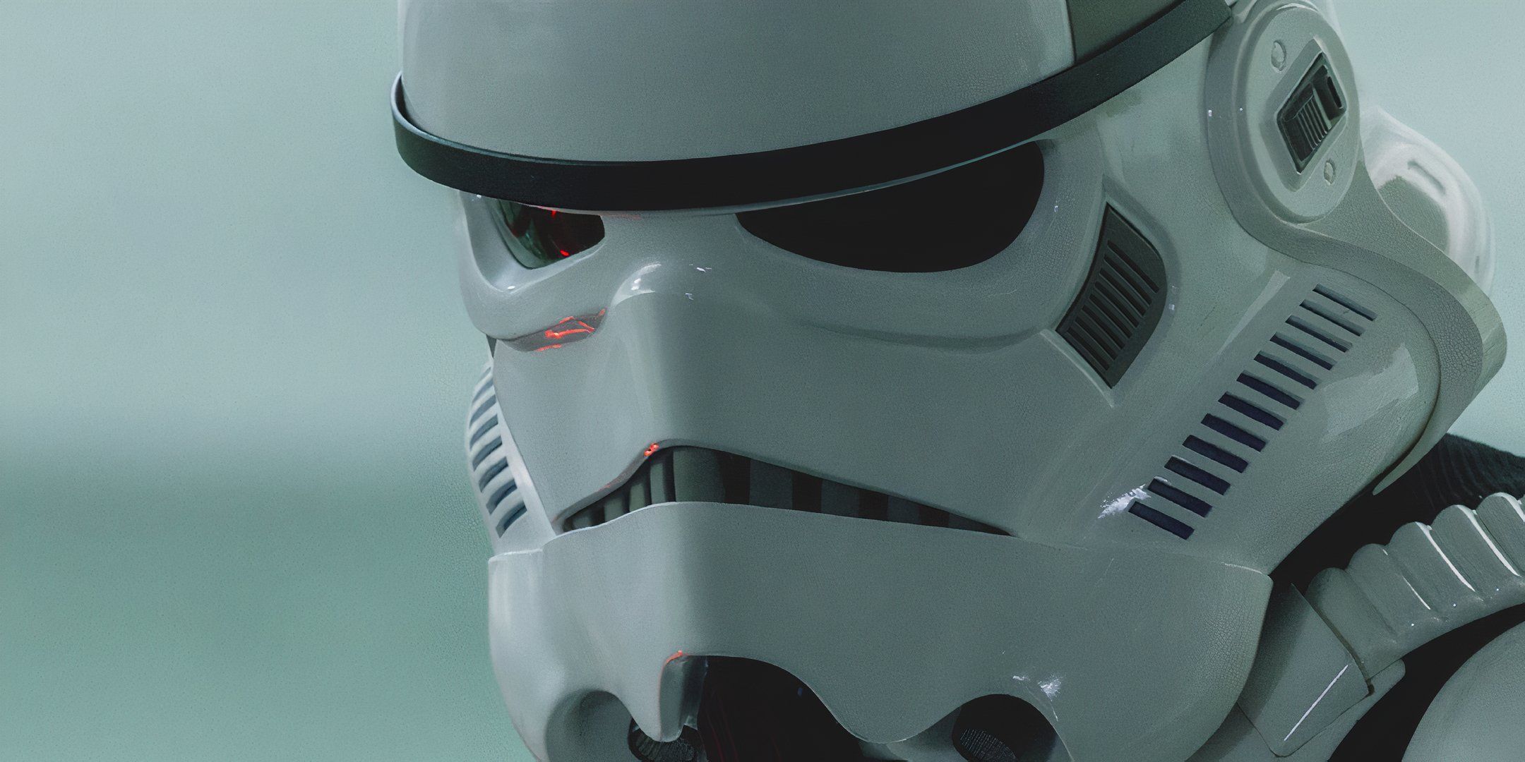 A stormtrooper helmet from Star Wars