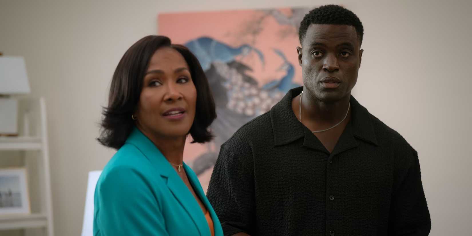 Antoinette (Terry J. Vaughn) and Silas (Philip Forna) in