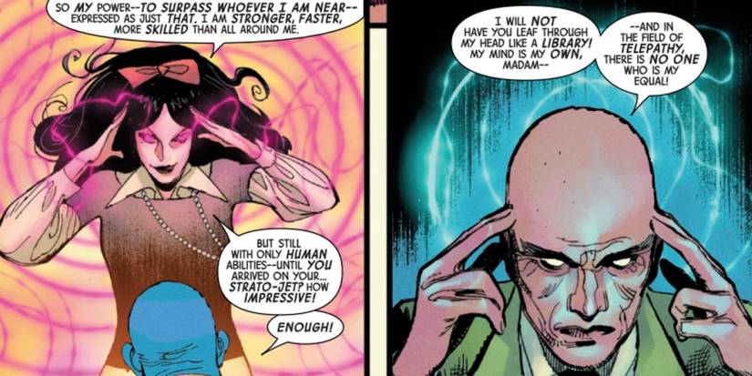 Superior Justina LaGuardia has a telepath war with Professor X Charles Xavier in 2025 Giant Size X-Men #1