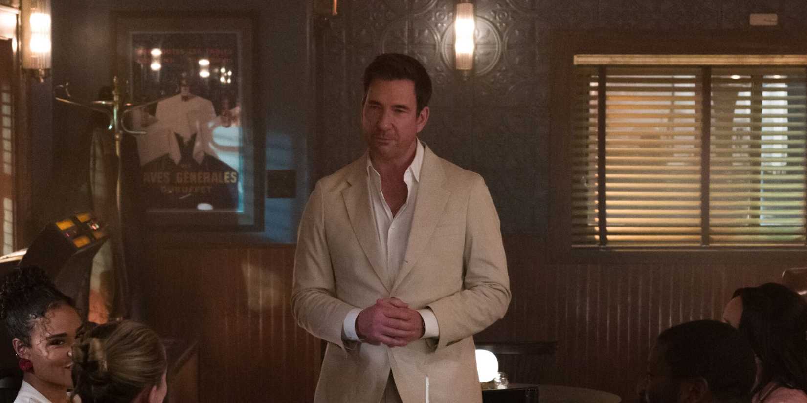 Remy stands in front of a table speaking to his team for the last time in FBI: Most Wanted