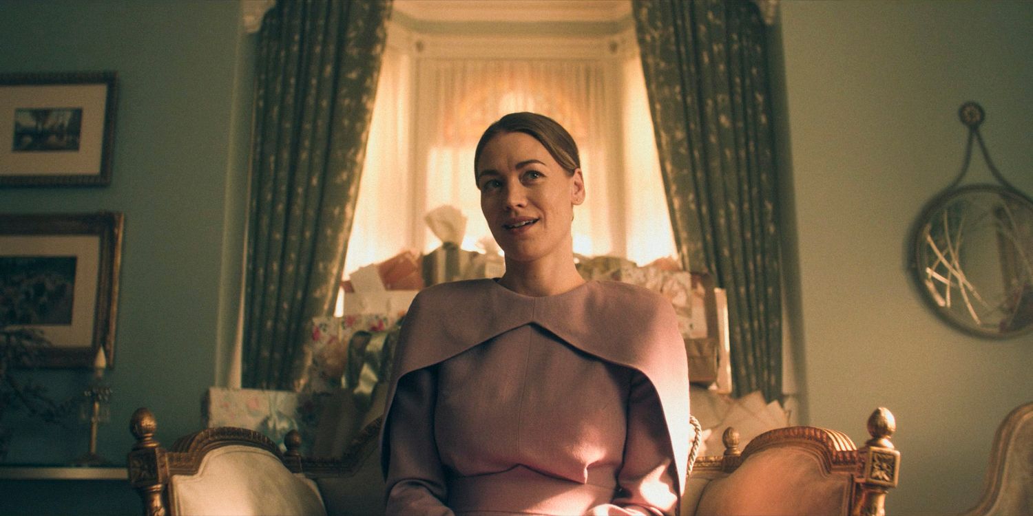 Serena (Yvonne Strahovski) at her bachelorette party in New Bethlehem in The Handmaid's Tale Season 6 Ep 7