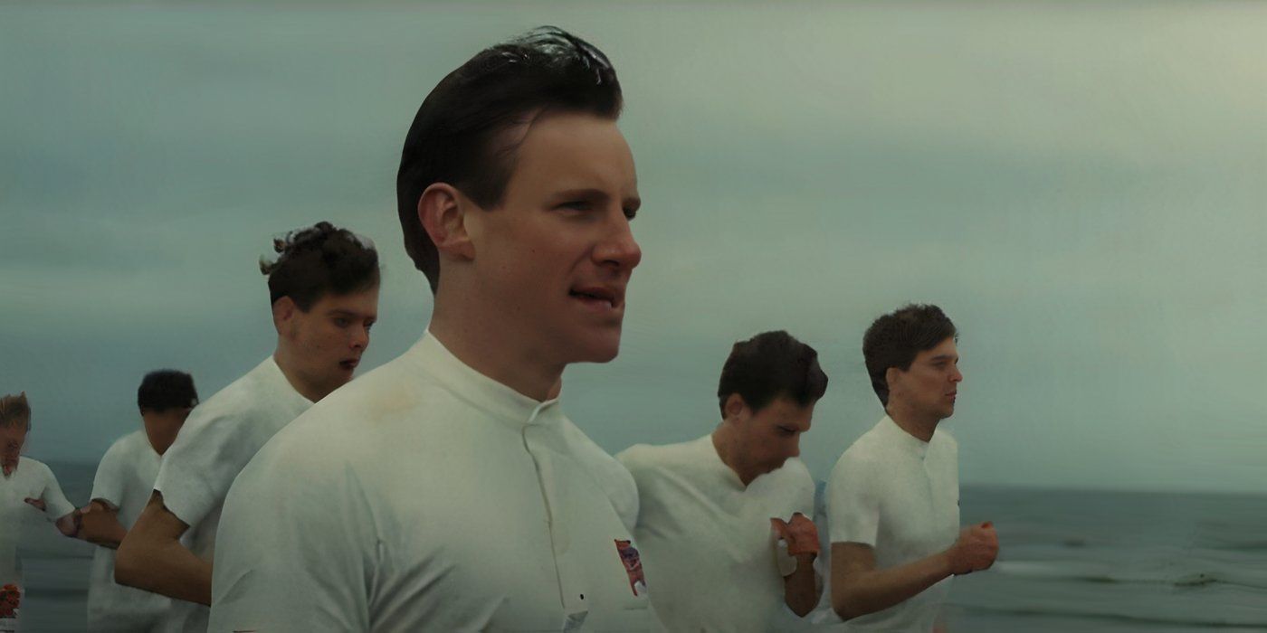 the men from Chariots Of Fire (1981) running
