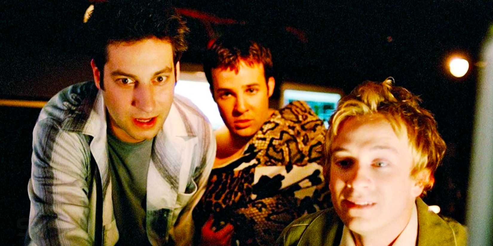 Warren, Jonathan e Andrew como o Trio em Buffy the Vampire Slayer