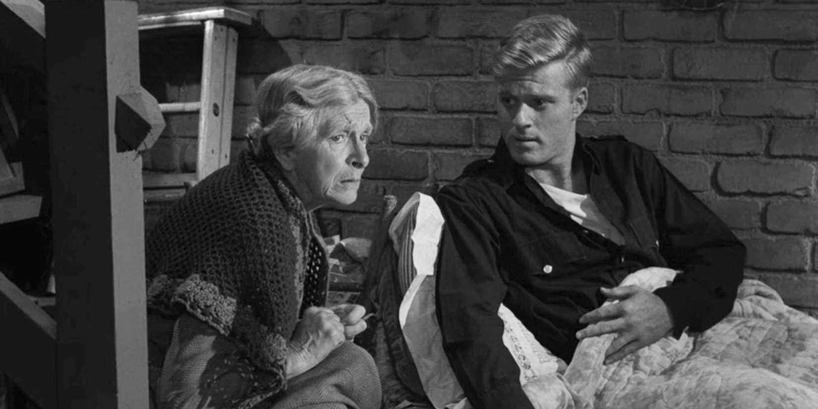 The Twilight Zone Nothing in the Dark Wanda next to Harold in bed