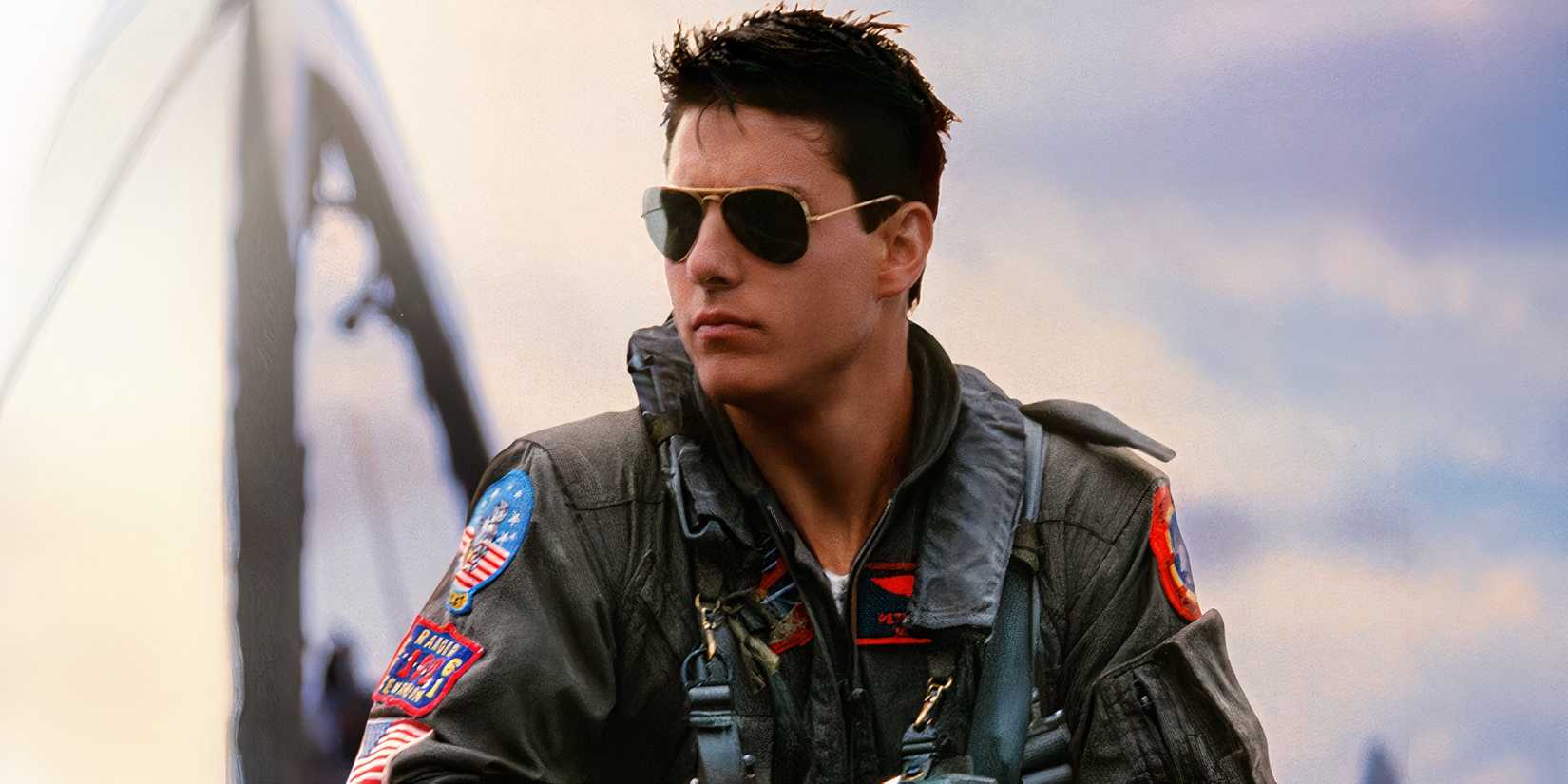 Tom Cruise as Maverick in Top Gun