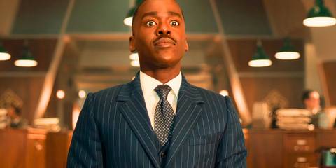 Ncuti Gatwa looking shocked as the Fifteenth Doctor in Doctor Who