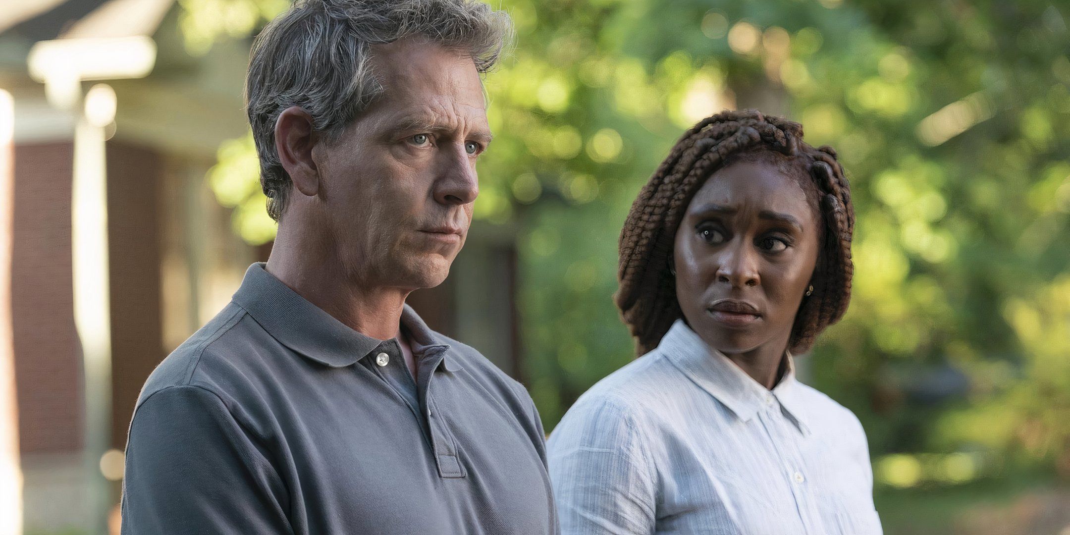Ben Mendelsohn and Cynthia Erivo in The Outsider