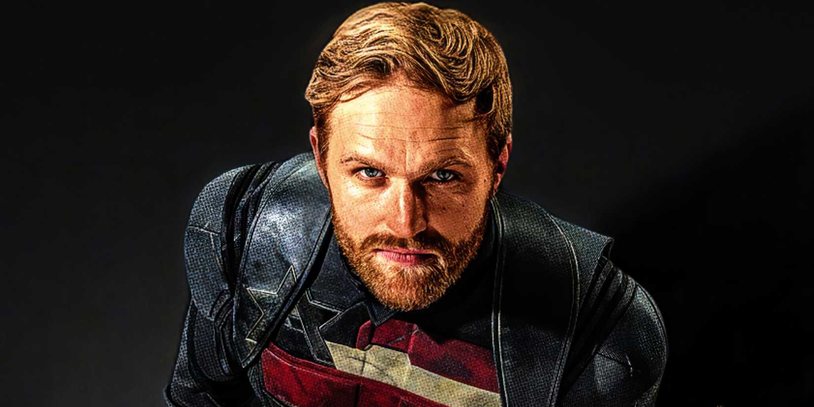 Wyatt Russell's John Walker a.k.a. US Agent looks up at the camera without his mask in Thunderbolts_