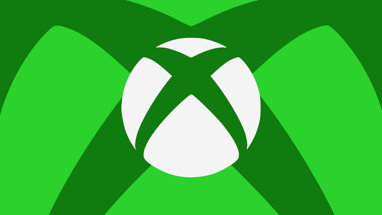 Xbox logo on patterned green background.