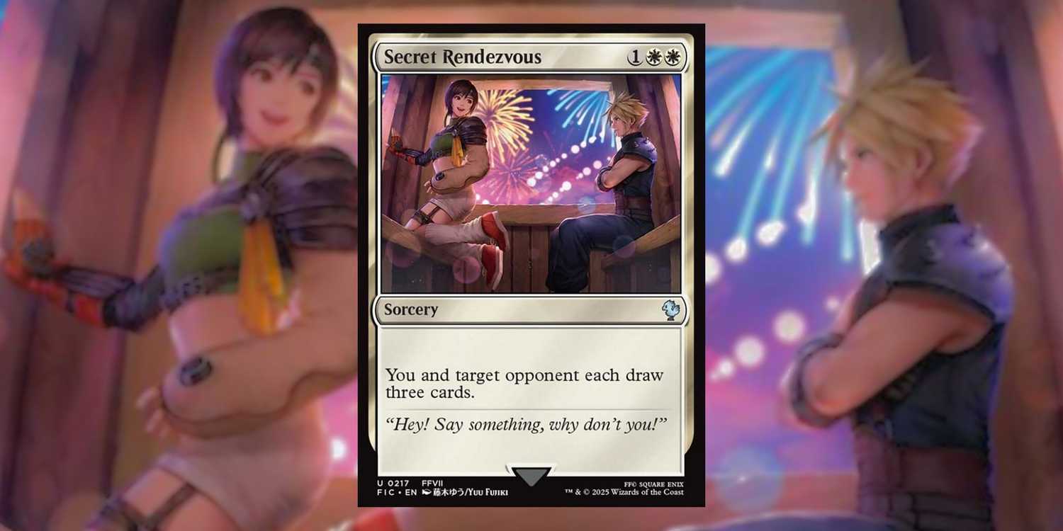 Magic: The Gathering's New FF7 Card Gets The Romance Choice Right Magic: The Gathering's New FF7 Card Gets The Romance Choice Right