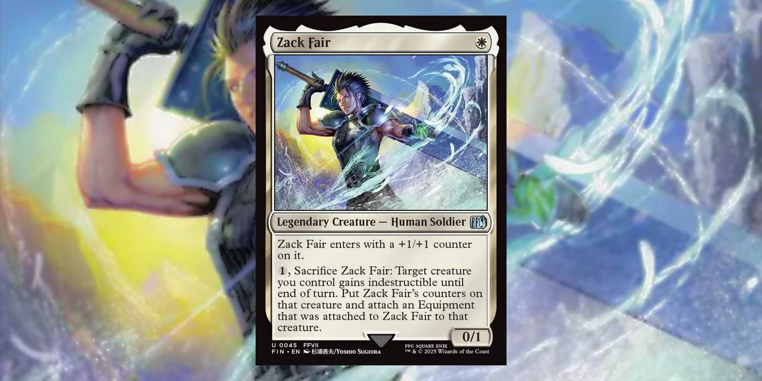 mtg final fantasy zack fair Put Zack Fairs counters on that creature and attach an Equipment that was attached to Zack Fair to that creature 10 Memorable Final Fantasy Moments