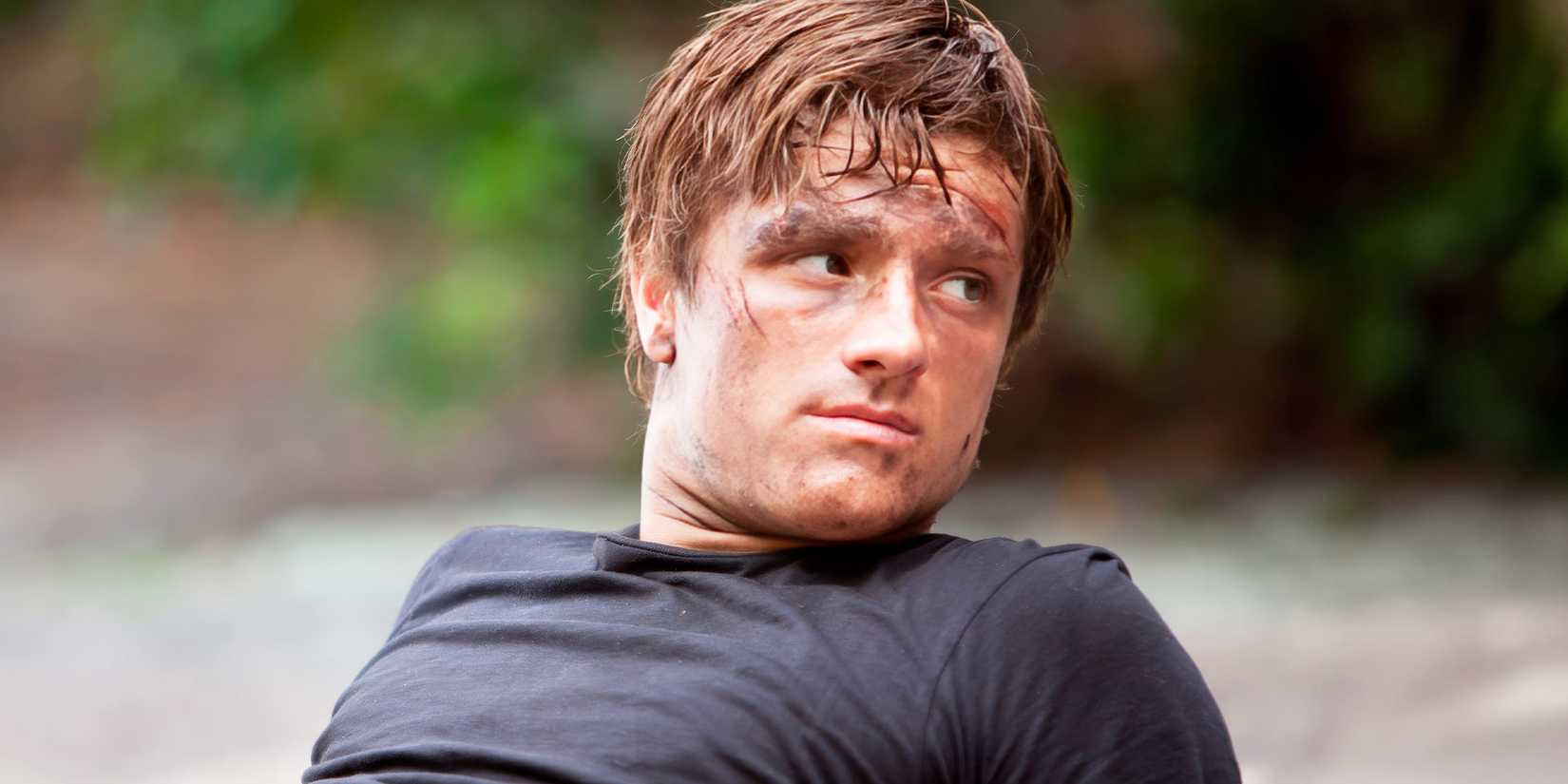 Josh Hutcherson como Peeta em Jogos Vorazes